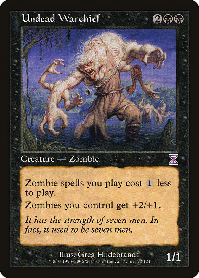 Undead Warchief [Time Spiral Timeshifted] Foil