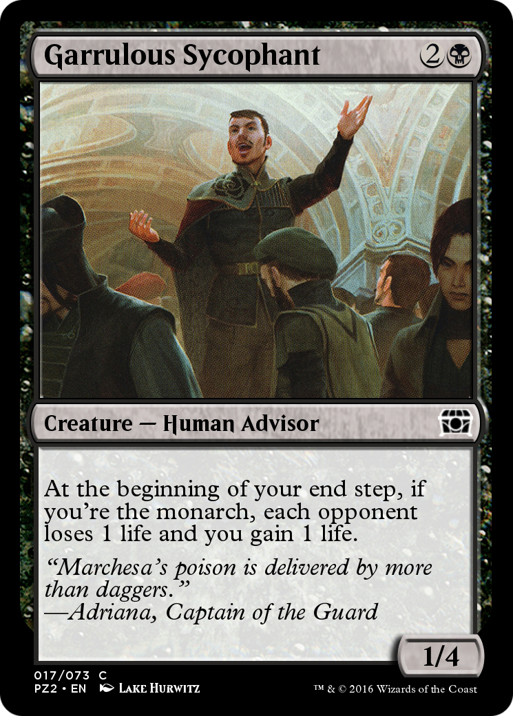 Garrulous Sycophant  [Treasure Chest] Foil
