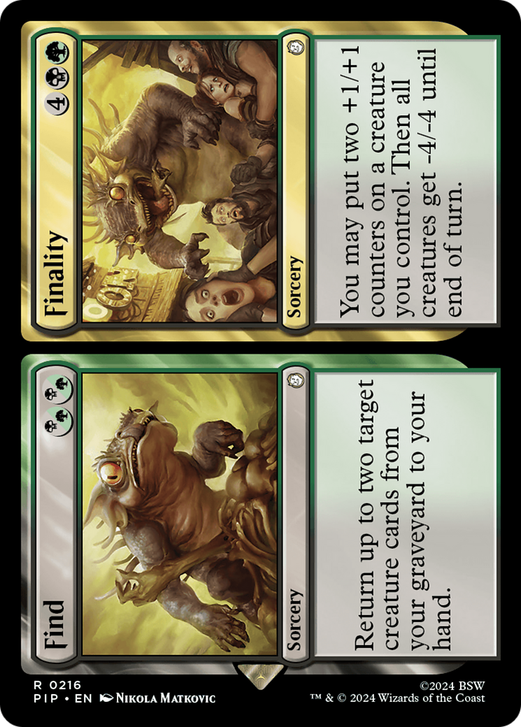 Find // Finality [Fallout] Foil