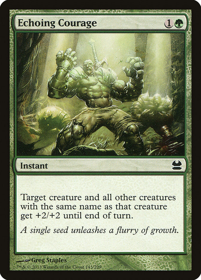 Echoing Courage [Modern Masters] Foil
