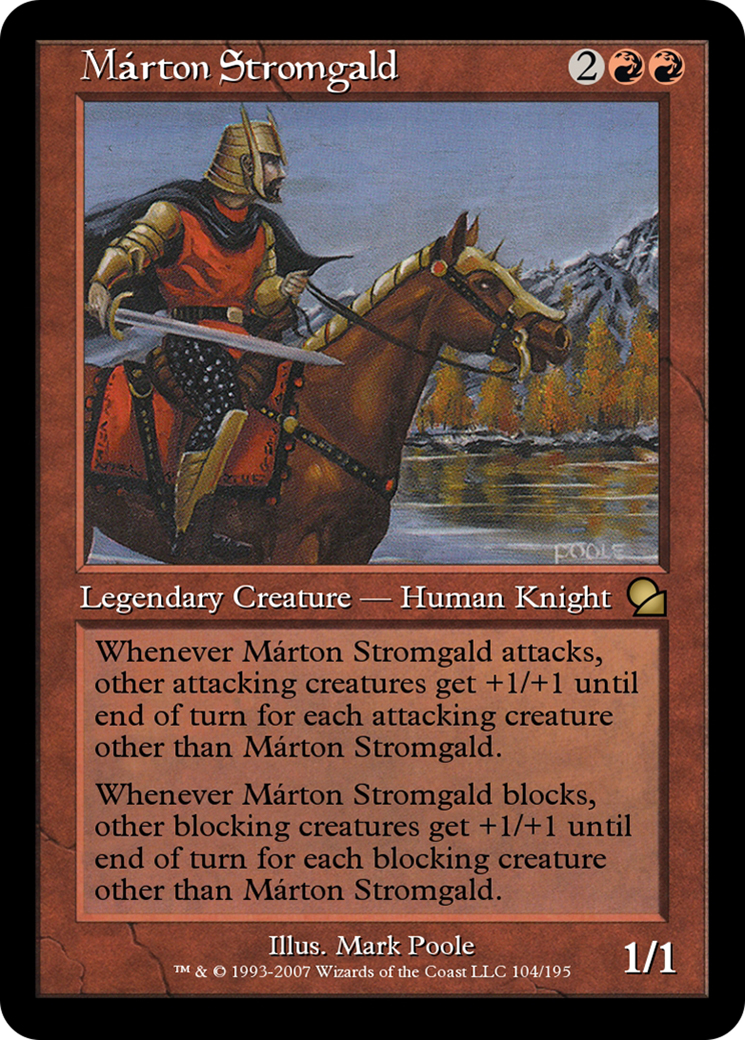 Márton Stromgald  [Masters Edition] Foil