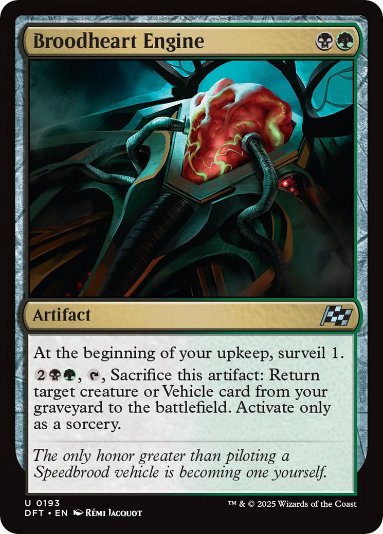 Broodheart Engine [Aetherdrift] Foil
