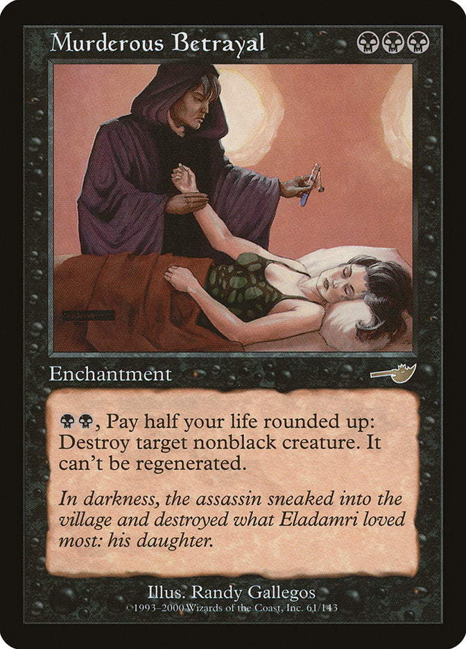 Murderous Betrayal [Nemesis] Foil