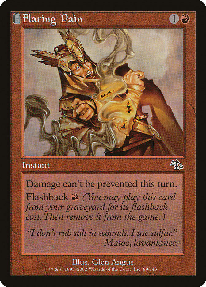 Flaring Pain [Judgment] Foil