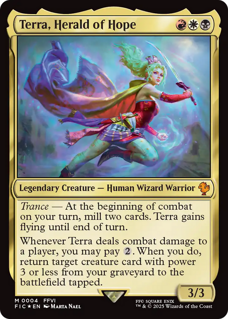 Terra, Herald of Hope [FINAL FANTASY Commander] Foil