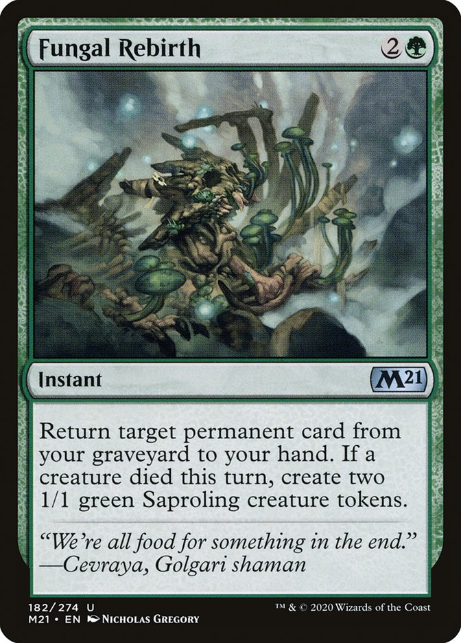 Fungal Rebirth [Core Set 2021] Foil