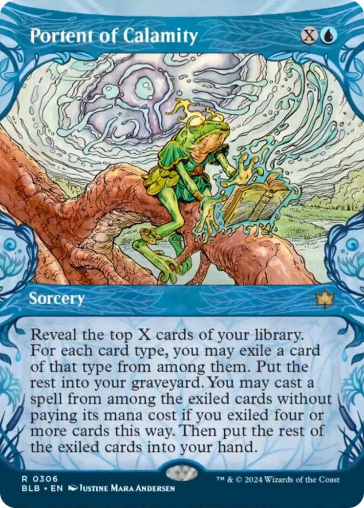 Portent of Calamity (Showcase) [Bloomburrow] Foil