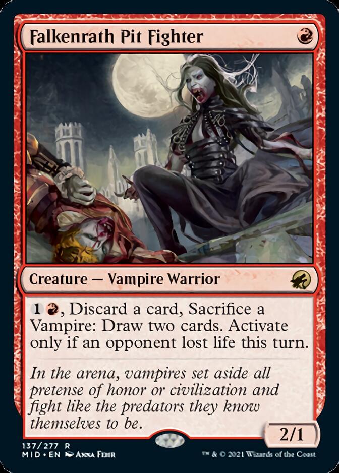 Falkenrath Pit Fighter [Innistrad: Midnight Hunt] Foil