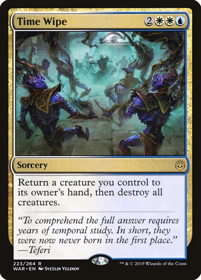 Time Wipe [War of the Spark] Foil