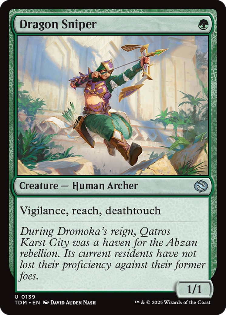 Dragon Sniper [Tarkir: Dragonstorm] Foil