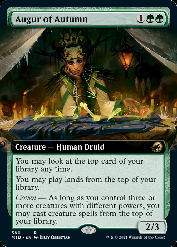 Augur of Autumn (Extended Art) [Innistrad: Midnight Hunt] Foil