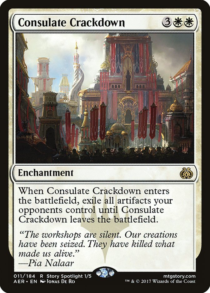 Consulate Crackdown [Aether Revolt] Foil