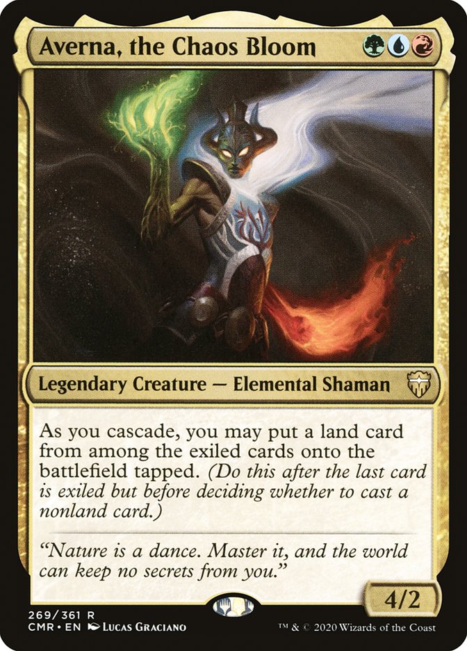 Averna, the Chaos Bloom [Commander Legends] Foil