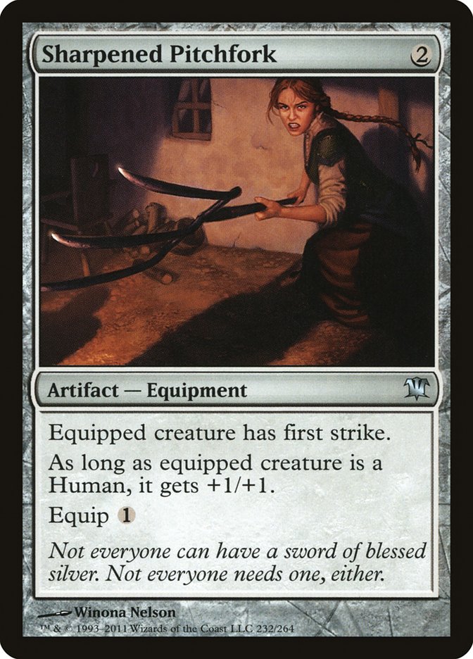 Sharpened Pitchfork [Innistrad] Foil