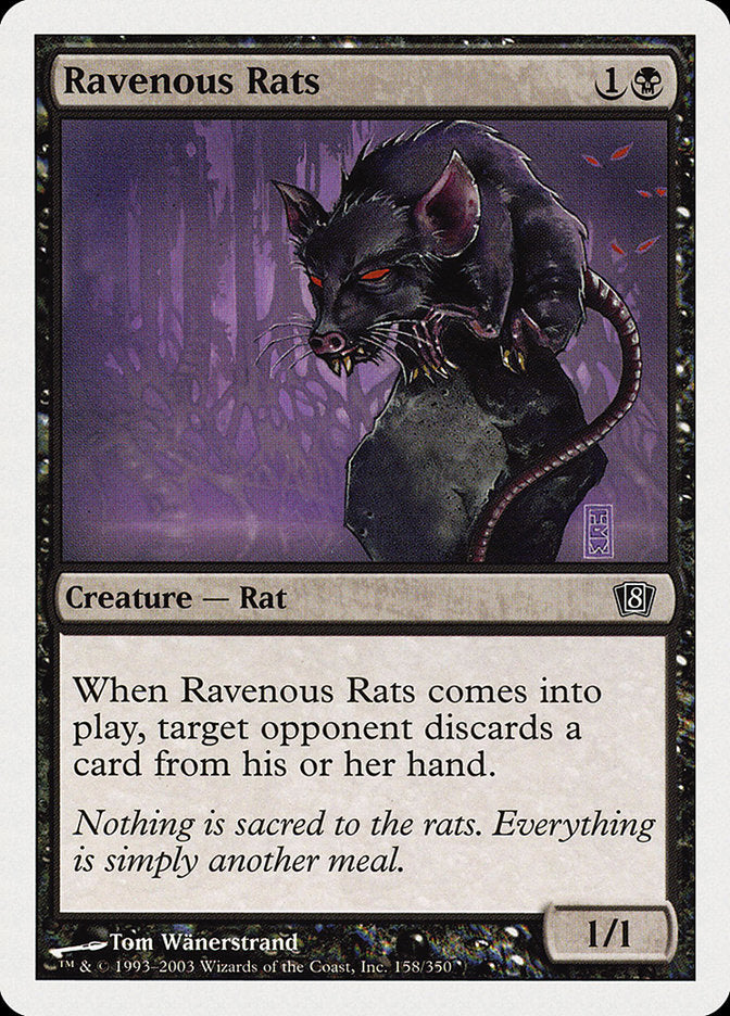 Ravenous Rats [Eighth Edition] Foil