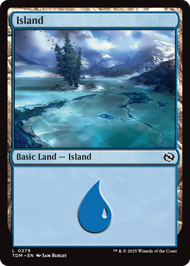 Island (0279) [Tarkir: Dragonstorm] Foil