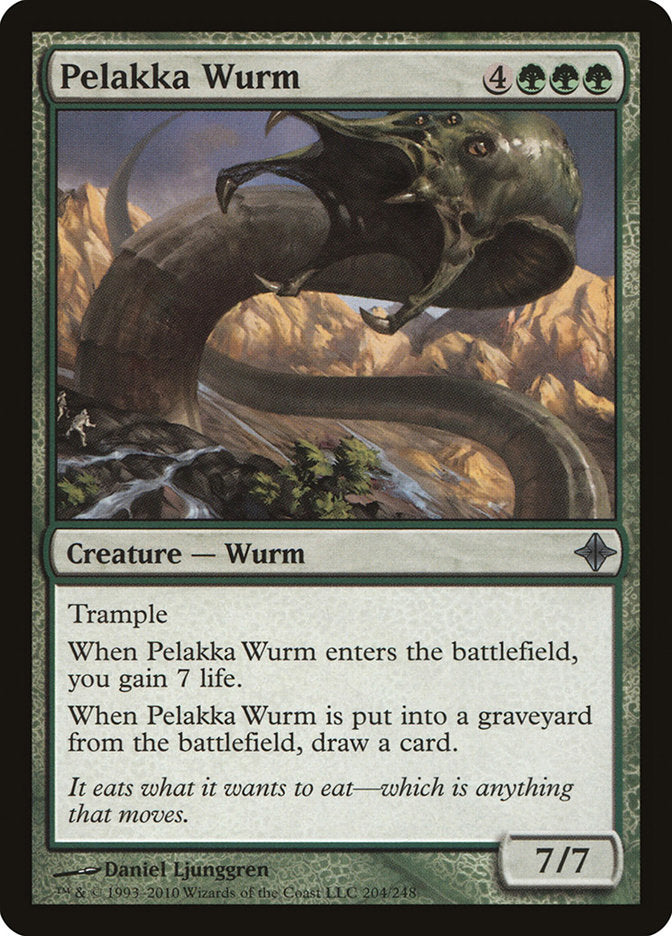 Pelakka Wurm [Rise of the Eldrazi] Foil