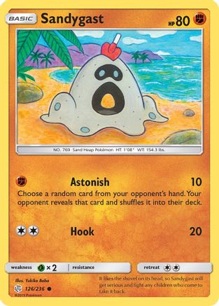 Sandygast (126/236) [Sun & Moon: Cosmic Eclipse] Reverse Holofoil