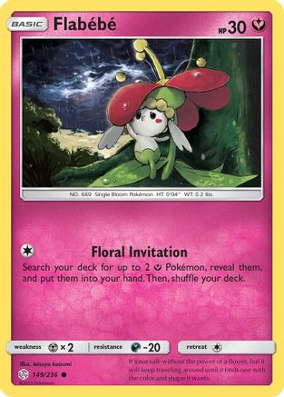 Flabebe (149/236) [Sun & Moon: Cosmic Eclipse] Reverse Holofoil