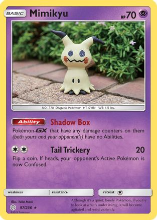 Mimikyu (97/236) [Sun & Moon: Cosmic Eclipse] Reverse Holofoil