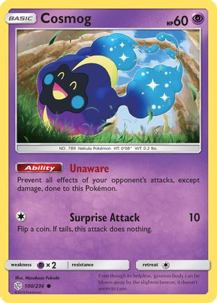 Cosmog (100/236) [Sun & Moon: Cosmic Eclipse] Reverse Holofoil