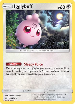 Igglybuff (168/236) [Sun & Moon: Cosmic Eclipse] Reverse Holofoil