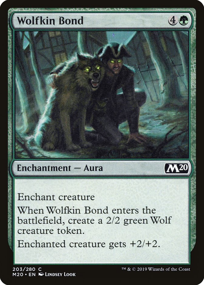 Wolfkin Bond [Core Set 2020] Foil