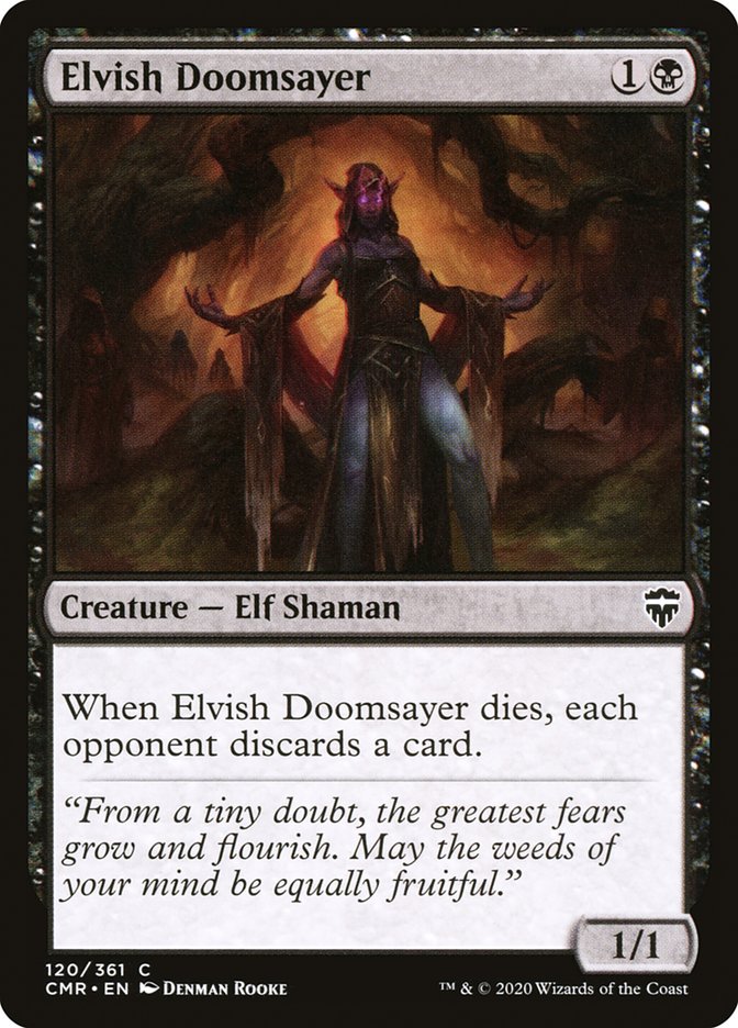 Elvish Doomsayer [Commander Legends] Foil