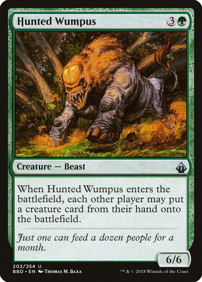 Hunted Wumpus [Battlebond] Foil