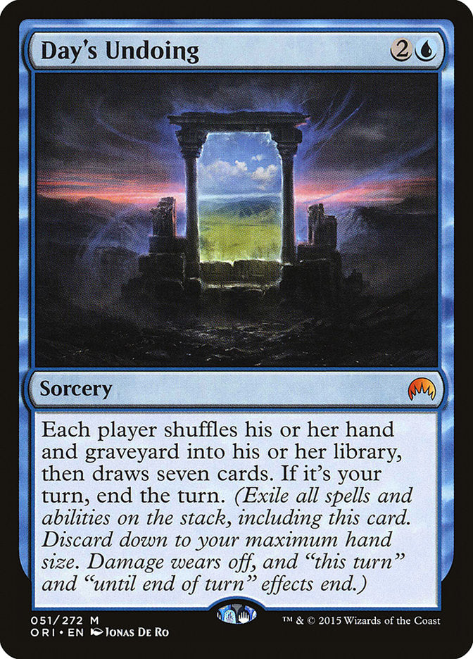 Day's Undoing [Magic Origins] Foil