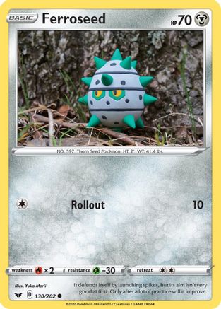 Ferroseed (130/202) [Sword & Shield: Base Set] Reverse Holofoil