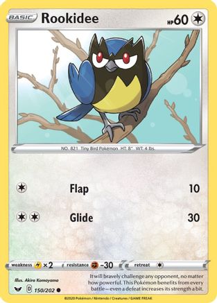 Rookidee (150/202) [Sword & Shield: Base Set] Reverse Holofoil