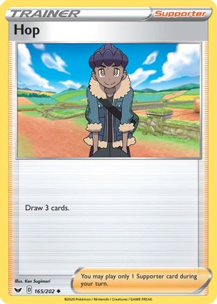 Hop (165/202) [Sword & Shield: Base Set] Reverse Holofoil