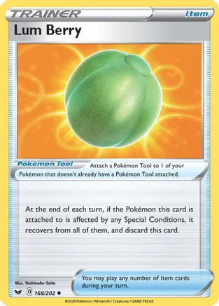 Lum Berry (168/202) [Sword & Shield: Base Set] Reverse Holofoil