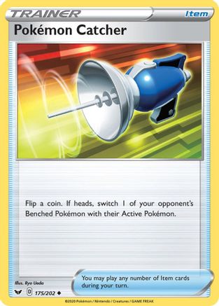 Pokemon Catcher (175/202) [Sword & Shield: Base Set] Reverse Holofoil