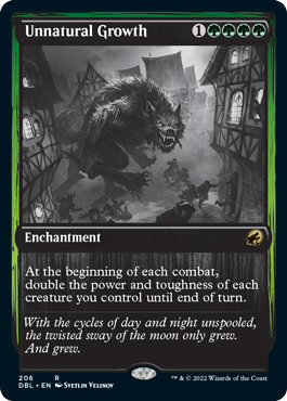 Unnatural Growth [Innistrad: Double Feature] Foil