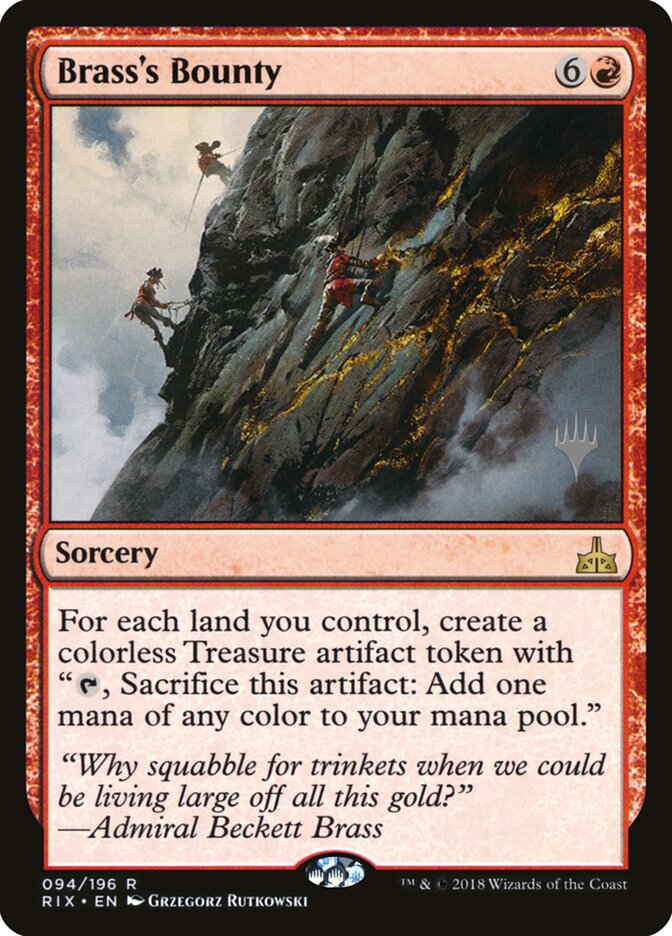 Brass's Bounty (Promo Pack) [Rivals of Ixalan Promos] Foil