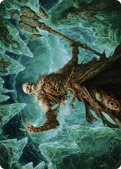 Draugr Necromancer // Draugr Necromancer  [Art Series: Kaldheim] (Borderless)