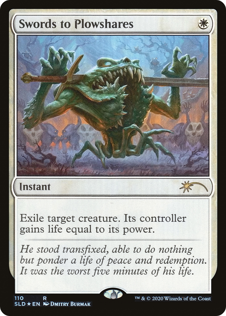 Swords to Plowshares (110) [Secret Lair Drop Series] Foil