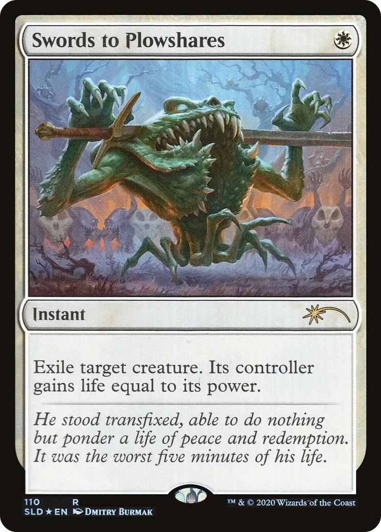 Swords to Plowshares (110) [Secret Lair Drop Series] Foil