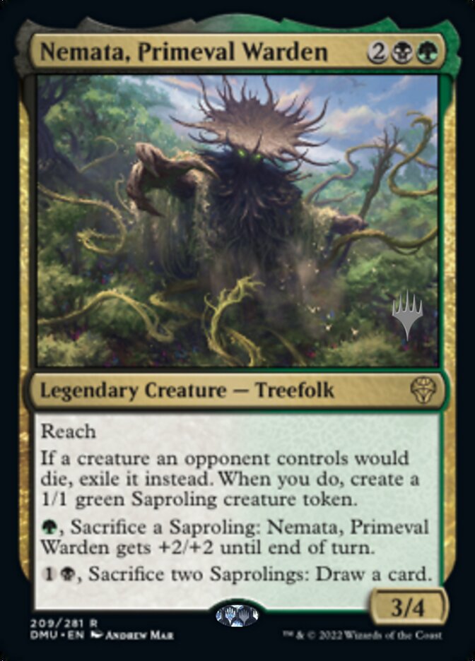 Nemata, Primeval Warden (Promo Pack) [Dominaria United Promos] Foil