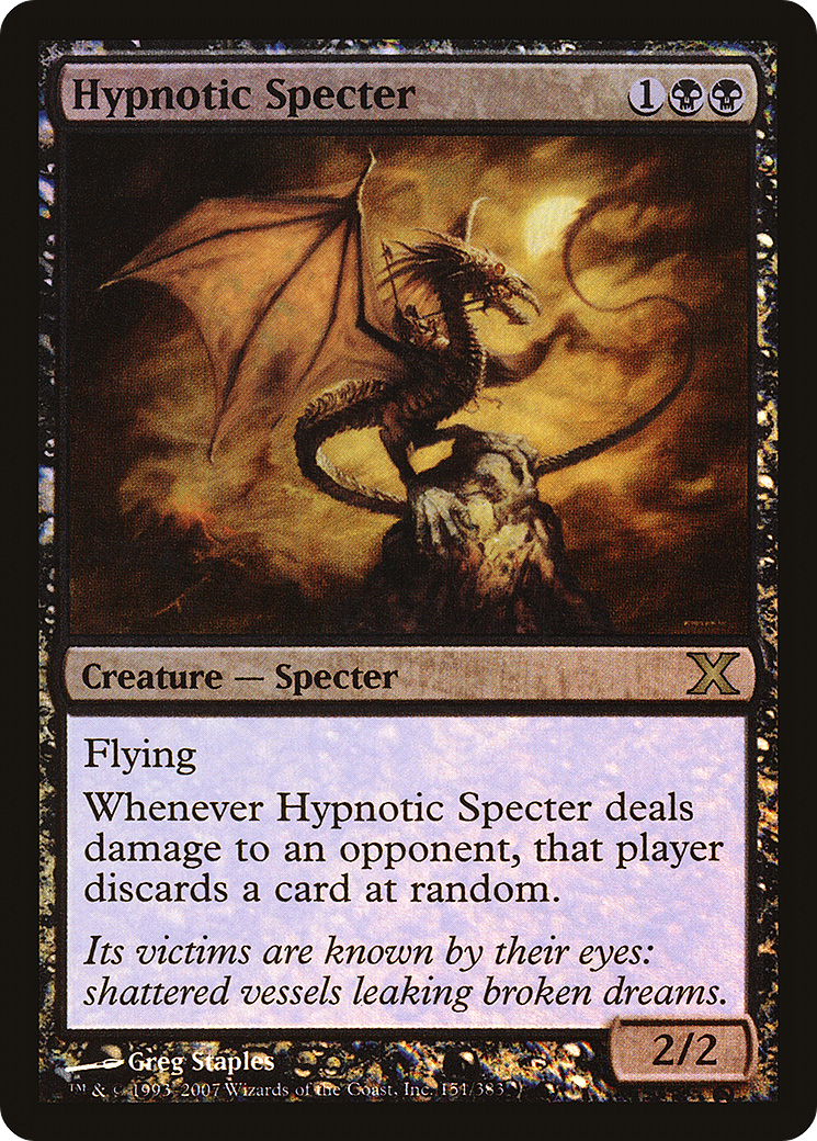 Hypnotic Specter  [Tenth Edition] Foil