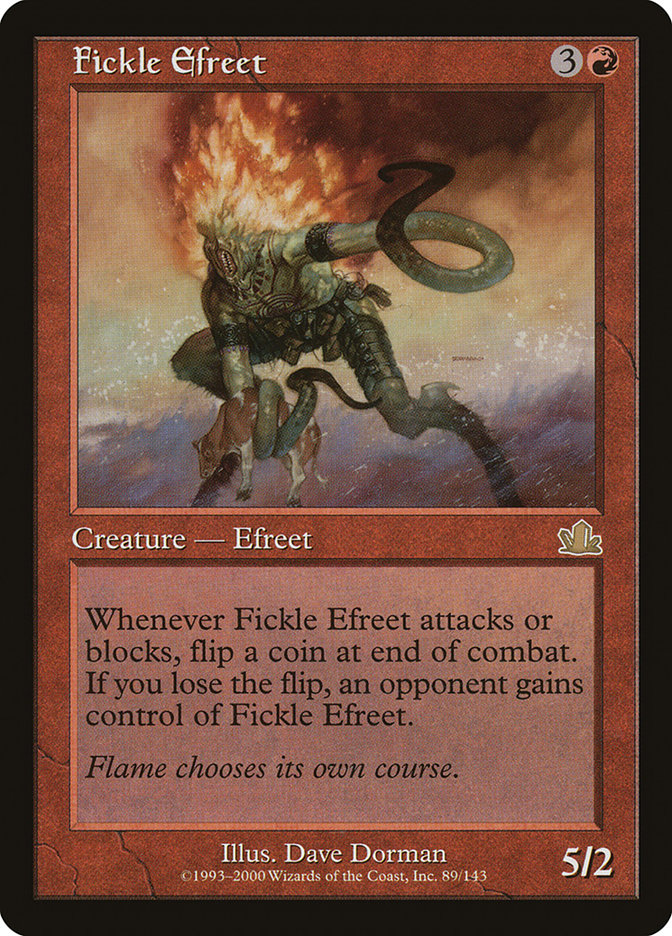Fickle Efreet [Prophecy] Foil
