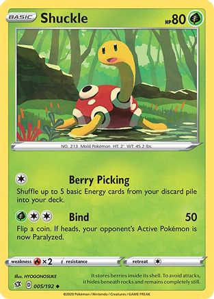 Shuckle (005/192) [Sword & Shield: Rebel Clash] Reverse Holofoil