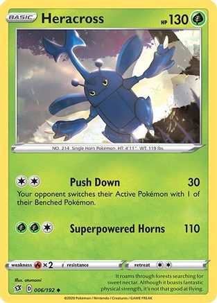 Heracross (006/192) [Sword & Shield: Rebel Clash] Reverse Holofoil