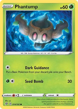 Phantump (014/192) [Sword & Shield: Rebel Clash] Reverse Holofoil