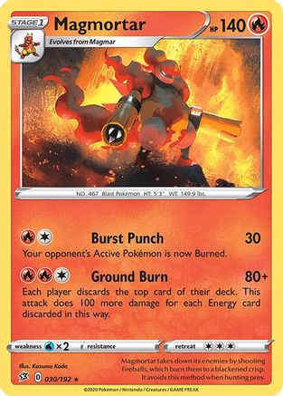 Magmortar (030/192) [Sword & Shield: Rebel Clash] Reverse Holofoil