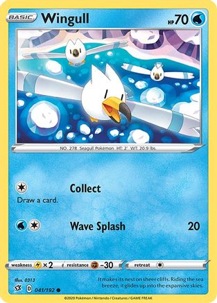 Wingull (041/192) [Sword & Shield: Rebel Clash] Reverse Holofoil