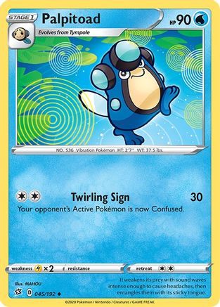 Palpitoad (045/192) [Sword & Shield: Rebel Clash] Reverse Holofoil