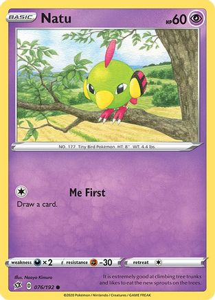 Natu (076/192) [Sword & Shield: Rebel Clash] Reverse Holofoil